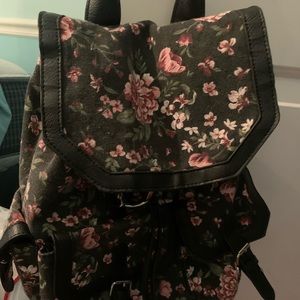 floral back pack